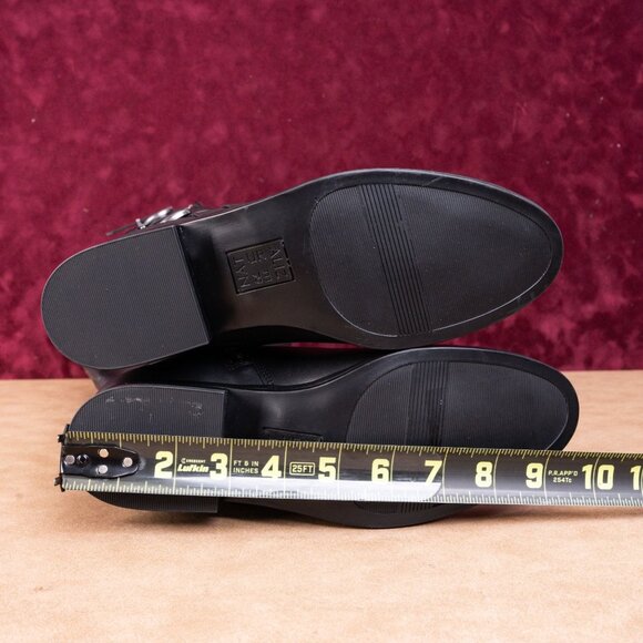 Naturalizer Women Sahara Vegan Leather Black Leather Wide Calf Riding Tall boots - Picture 5 of 9